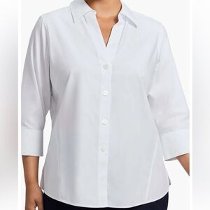 Foxcroft Paityn Non-Iron Button-Up Shirt